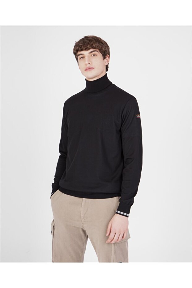 Men's Wo0ollen Turtleneck - 1