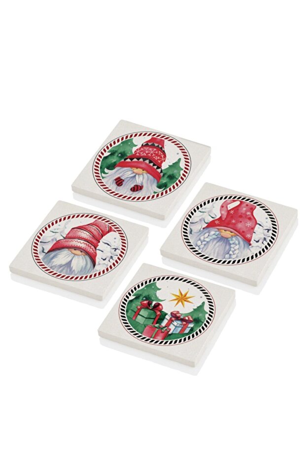 Gnomes Coasters Set of 4