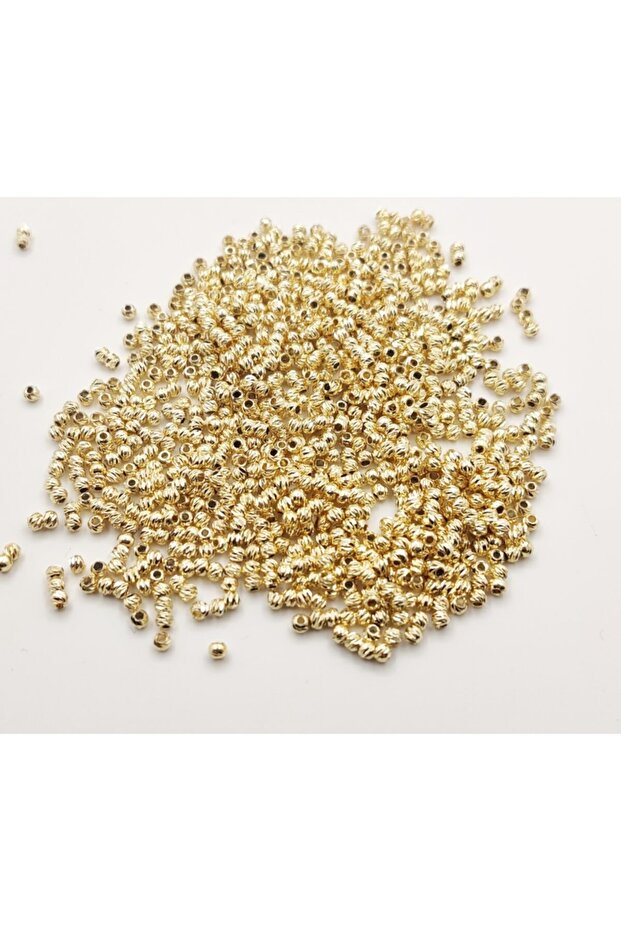 3 mm 200 Pieces Tarnish-Free Gold Dorika Bead Spacer Jewelry Accessories