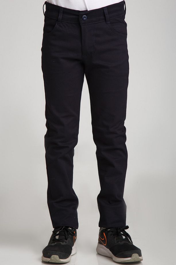 Spor Model Bej Likralı Canvas Okul Pantolon (gizli Bel Lastikli) Comender - 3
