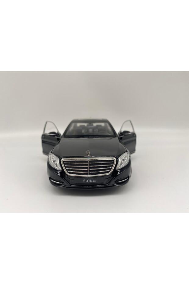 سيارة مرسيدس بنز S-class باللون الأسود بمقياس 1:24