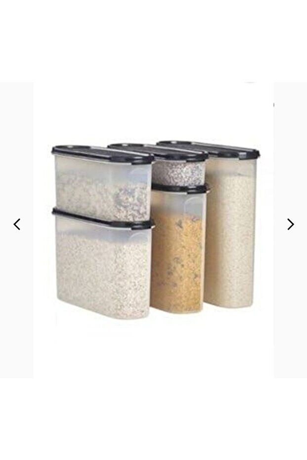 Oval Set 5li Bakliyat Kutulari - 1