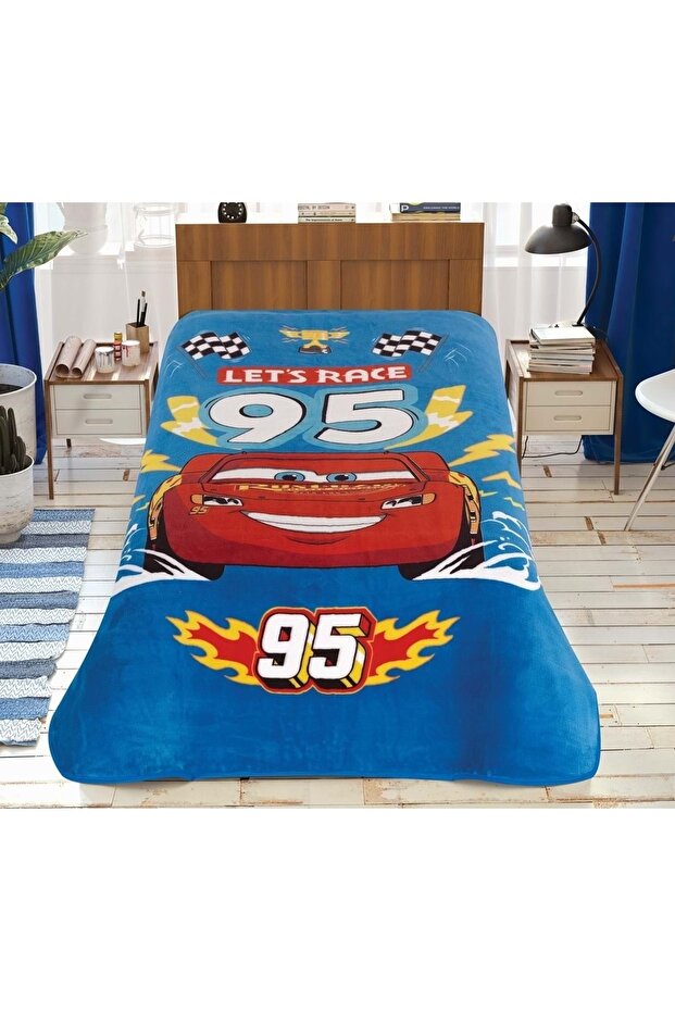 Taç Licensed Single Child Blanket - Lightning Mcqueen