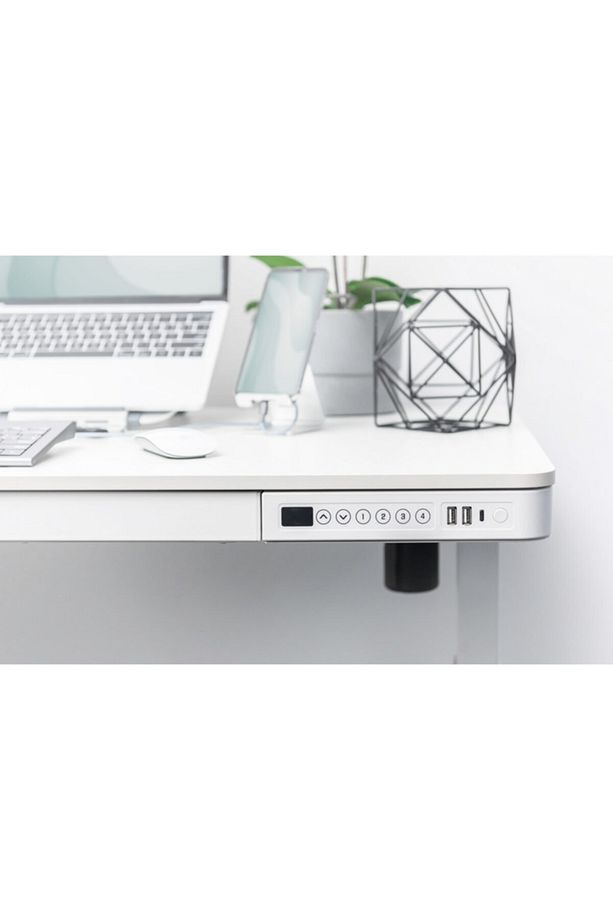 Dıgıtus Usb Şarj Istasyonu Ve Çekmeceli Yüksekliği Elektronik Olarak Ayarlanabilir Masa - 5