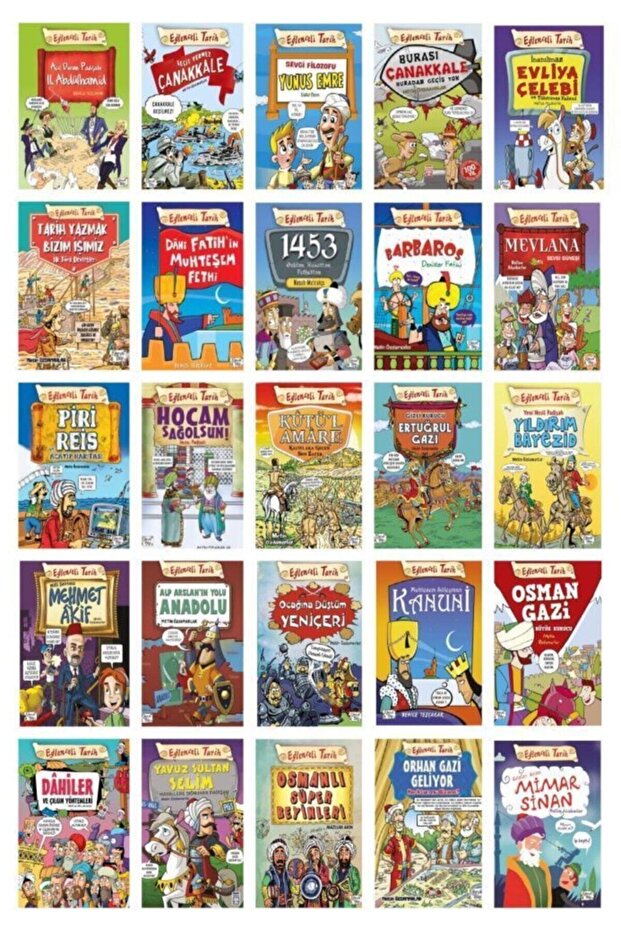 Timaş Eğlenceli Tarih Seti 25 Kitap Set
