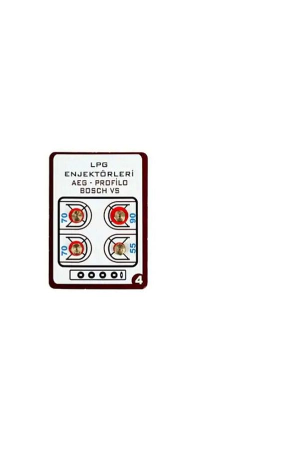 Lpg Ocak Memesi Enjektör 4lü Set Bütün Markalara Uyumlu Lpg Tup - 1