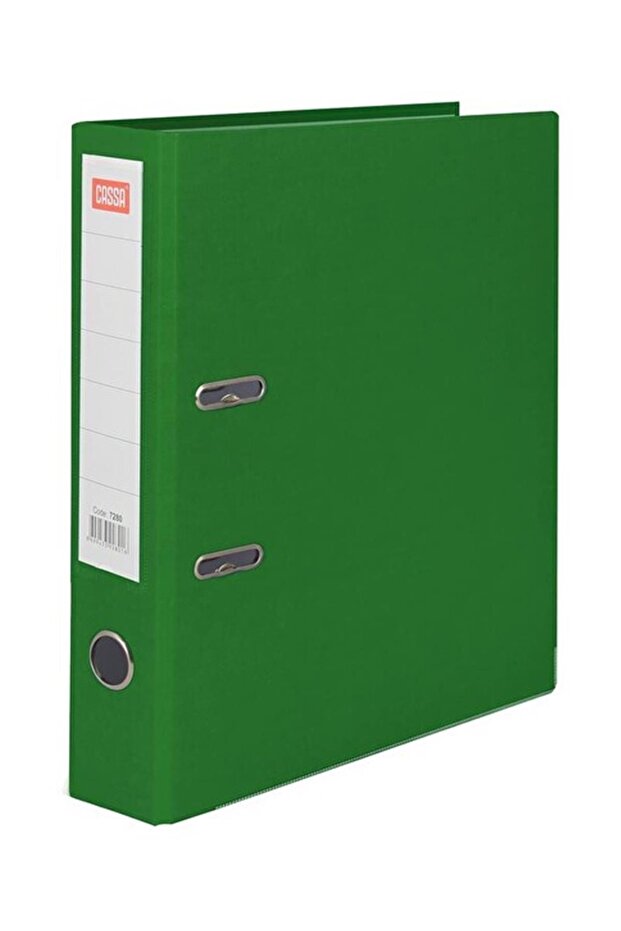 مجلد بلاستيكي كبير مقاس A4 باللون الأخضر - 1