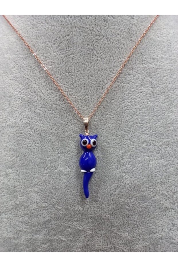 Glass Cat Necklace