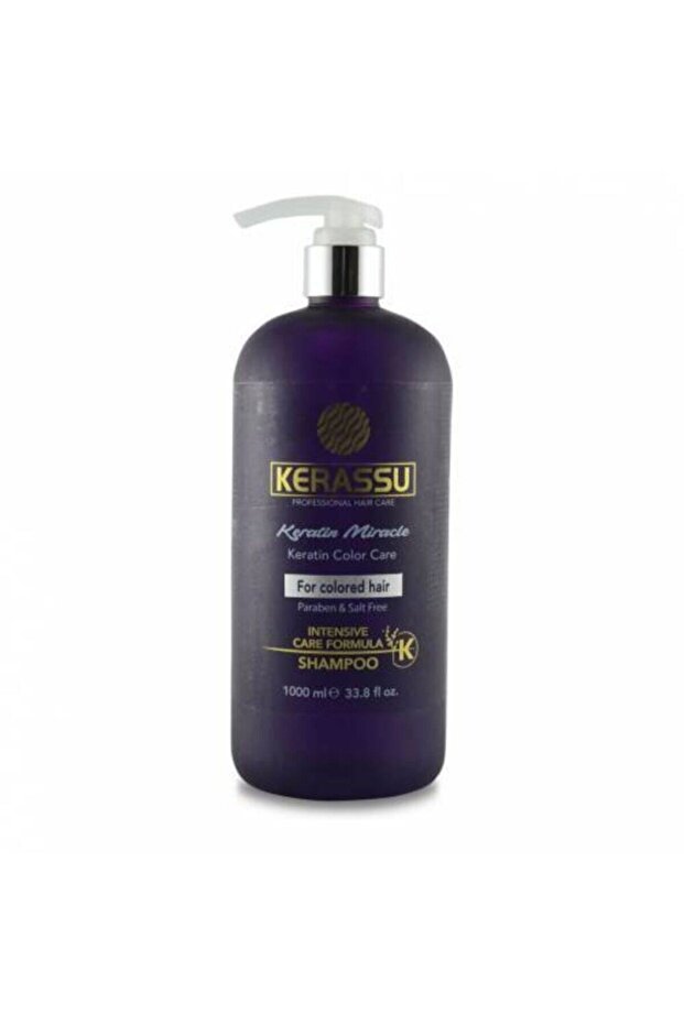 Keratin Miracle Color Protecting Hair Shampoo 1000 ml Salt and Paraben Free