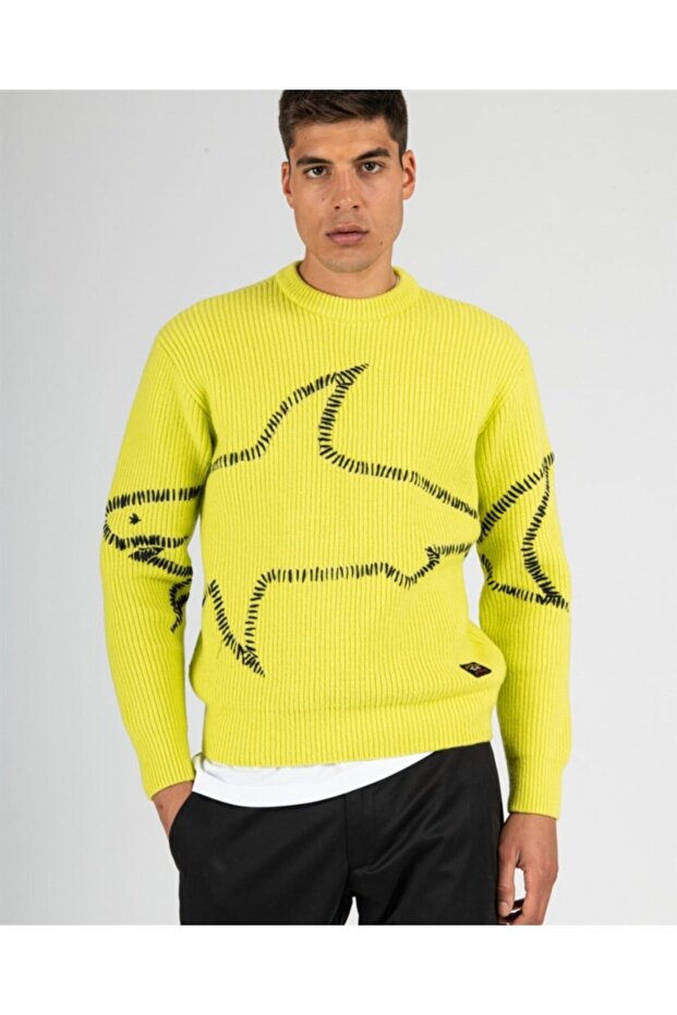 Men's Knıtted Roundneck C.w. Wool - 1