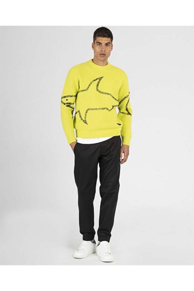 Men's Knıtted Roundneck C.w. Wool - 4