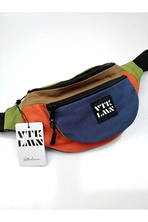 Unisex Colorful Shoulder and Waist Bag