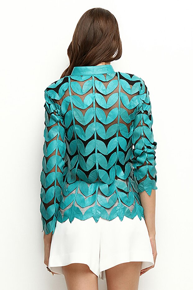 Yaprak Deri Ceket - 2