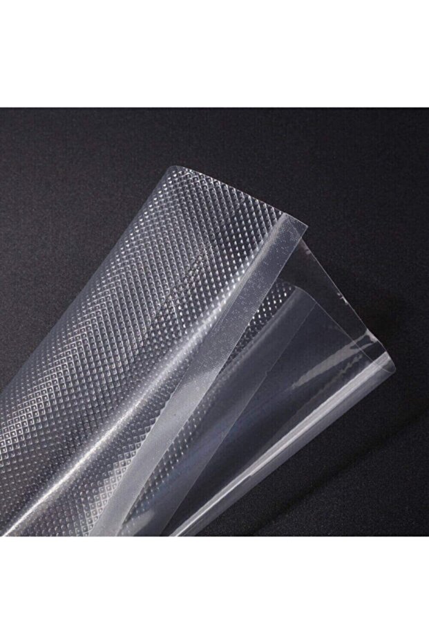- 15x20 Cm 27 Adet Tırtıklı Vakum Poşet Desenli Naylon Torba Ev Tipi Vakum Poşeti Gofrajlı - 4