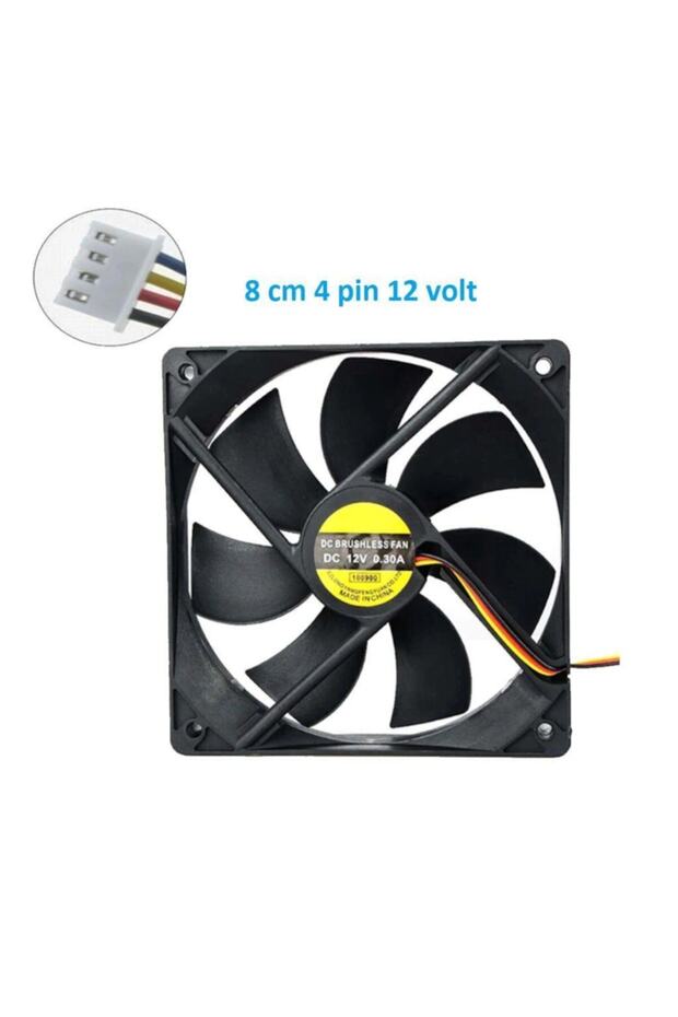 12 Volt 8 Cm 4 Pin Fan 12 Volt 4 Pin Fan 8 Cm 4 Pin Fan