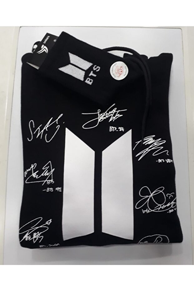 Bts Signature Printed Unisex Owersize Sweatshirt Bts Socks Combination