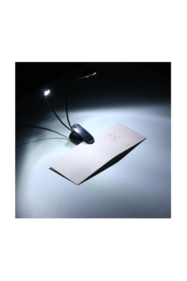 Çift Başlı Kitap Okuma Lambası Mandallı - 3