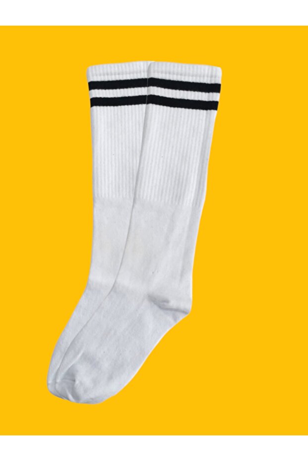 2-Pack Unisex Sports Knee-Length Tennis Socks