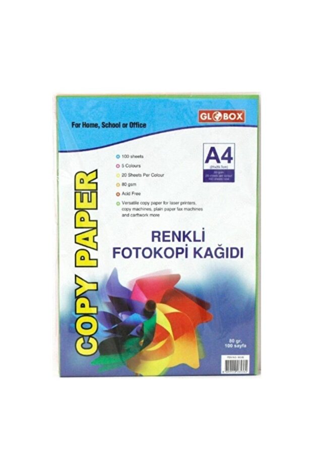 100 Colored Copy Paper - 1