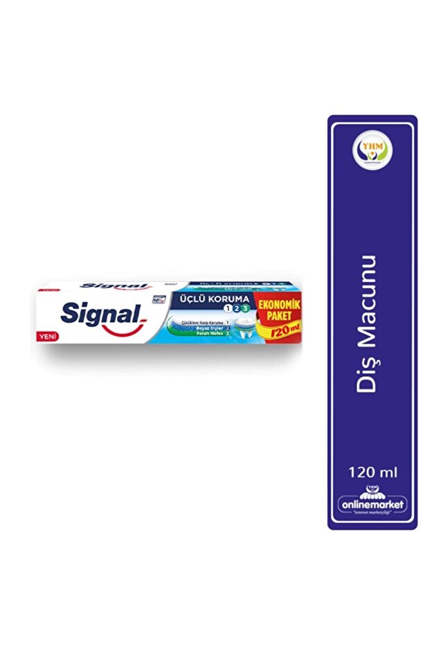 Üçlü Koruma Diş Macuni 120 ml X 4 Adet - 3