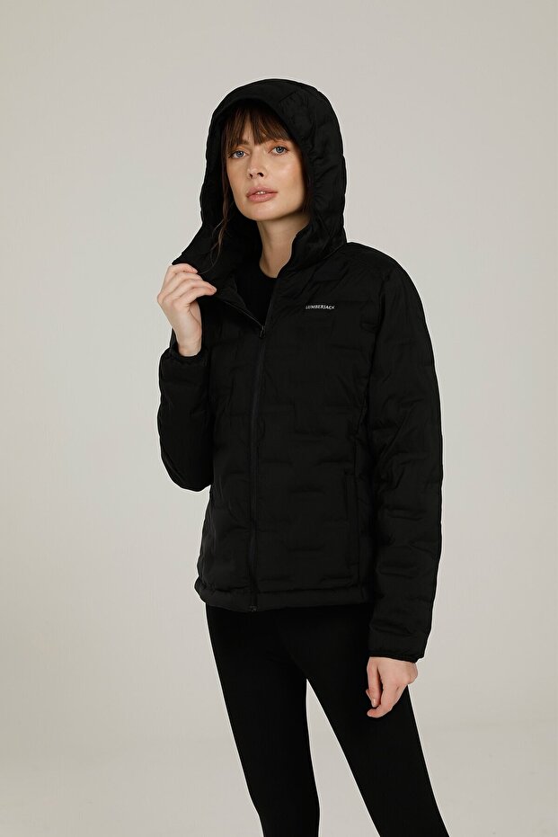 Ct655 Alısa Coat 1pr Black Women's Short Coat