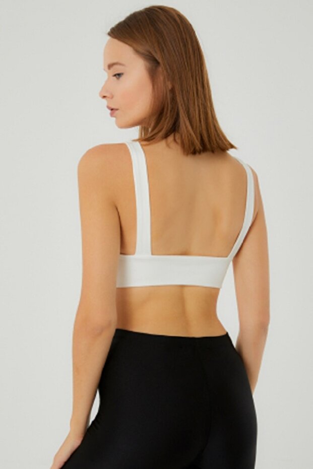 Beyaz Mini Crop Top - 4