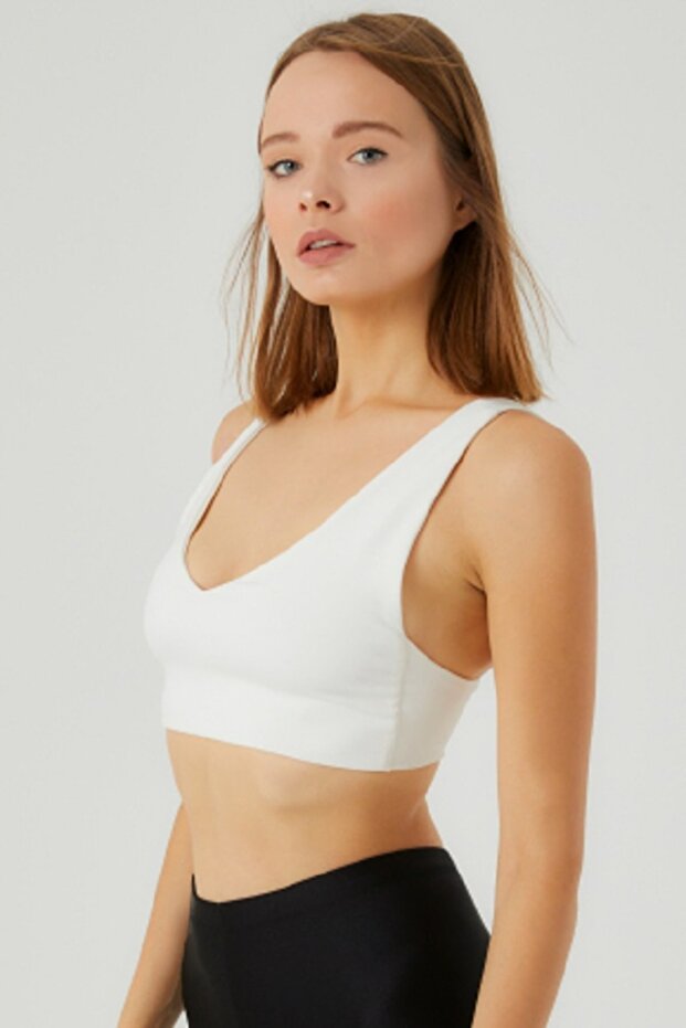 Beyaz Mini Crop Top - 3