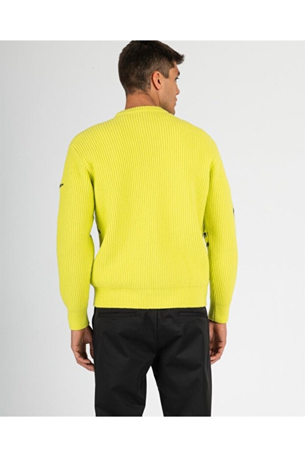 Men's Knıtted Roundneck C.w. Wool - 2