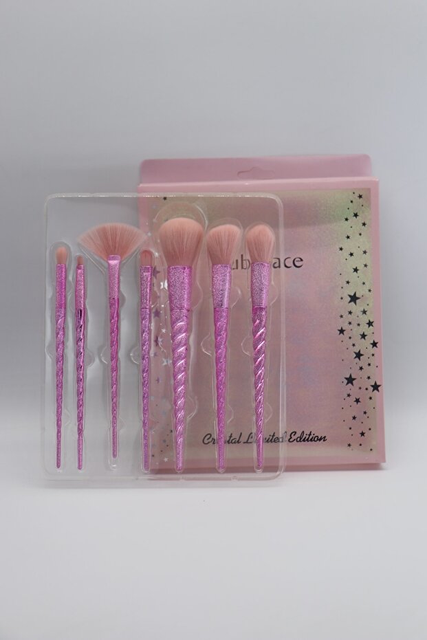 Pembe Fırça Seti  7'li - 2