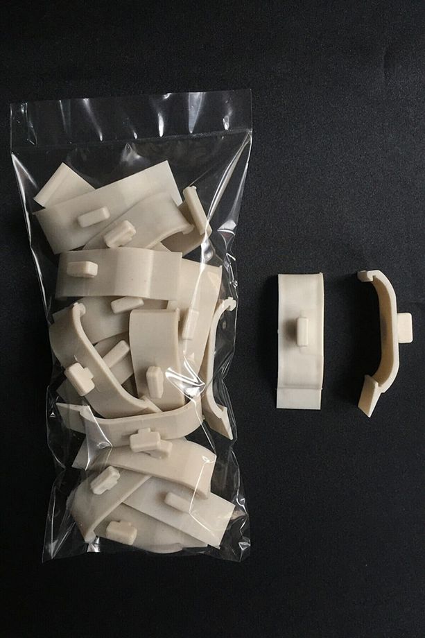 20 Adet -stor Ve Zebra Perde Kornişe Takma Aparatı Dar (3,5CM) - 1