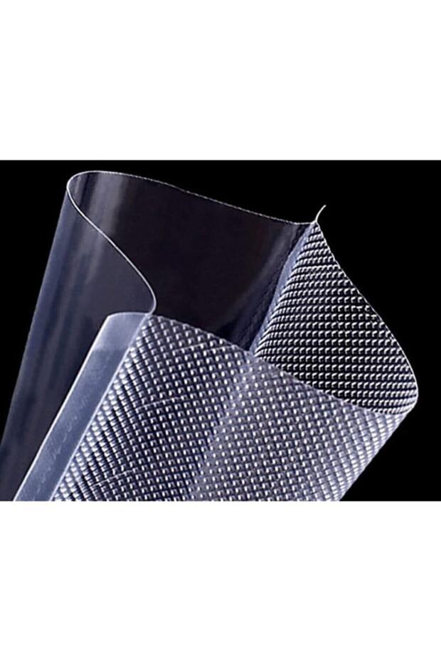 - 20x30 Cm 12 Adet Tırtıklı Vakum Poşet Desenli Naylon Torba Ev Tipi Vakum Poşeti Gofrajlı - 5
