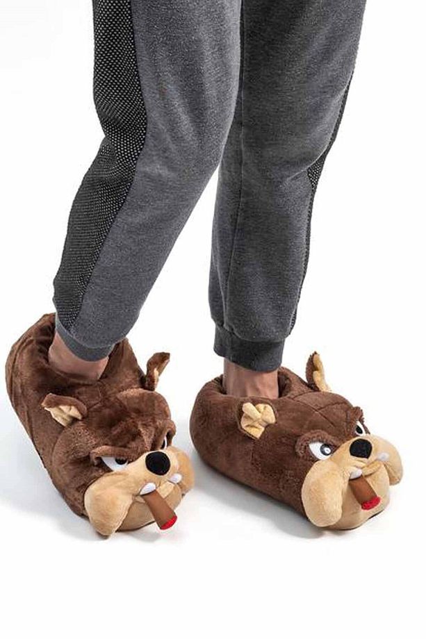 Bulldog Unisex Panduf Ayakkabı Yy0260kahve - 1