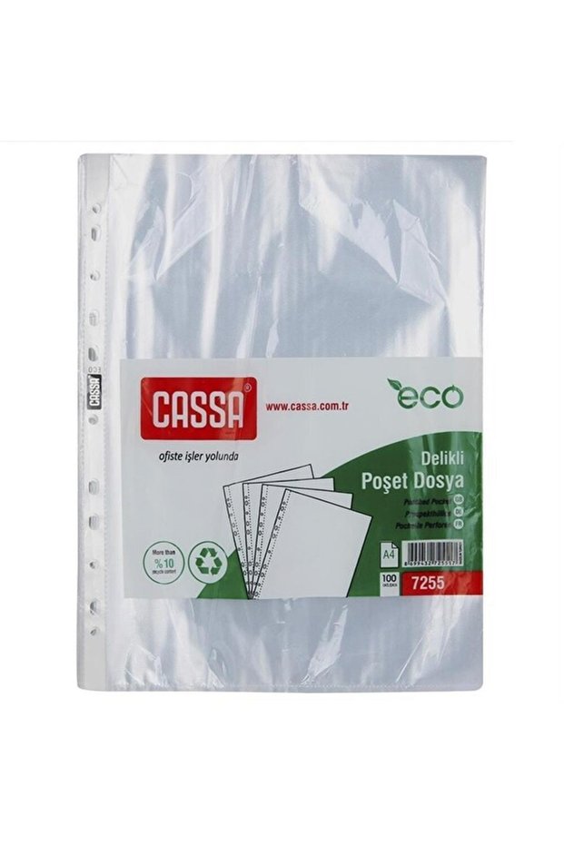 العلامة التجارية: Cassa Bag File Eco 30 Micron 100 Pack الفئة: ملفات