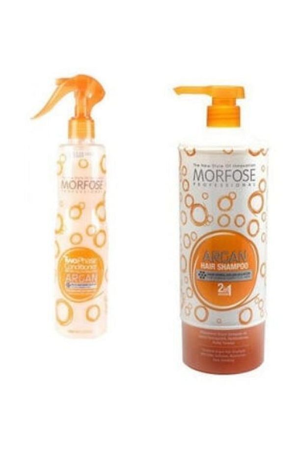 Argan Şampuanı 2in1 1000ml. + Argan Fön Suyu (ikili Bakım Seti) Arg1000ml-400ml - 1