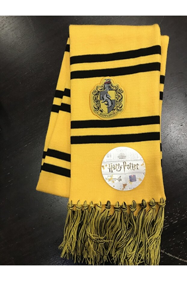 Orijinal Lisanslı Hufflepuff Atkı