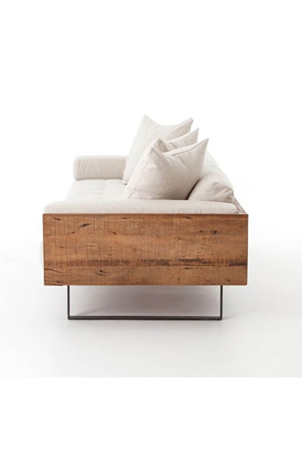 Beyaz Rustic Kanepe - 3
