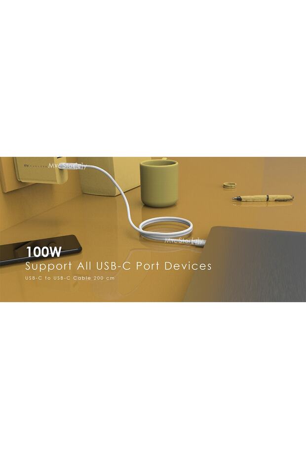 Type-c Kablosu Usb-c Kablo Iphone Ipad Macbook Android Huawei Uyumlu Şarj Ve Data Kablosu 200cm - 7