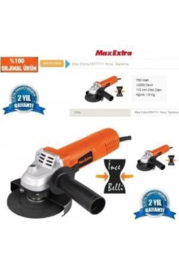 Mx 8116 Avuç Taşlama - 2