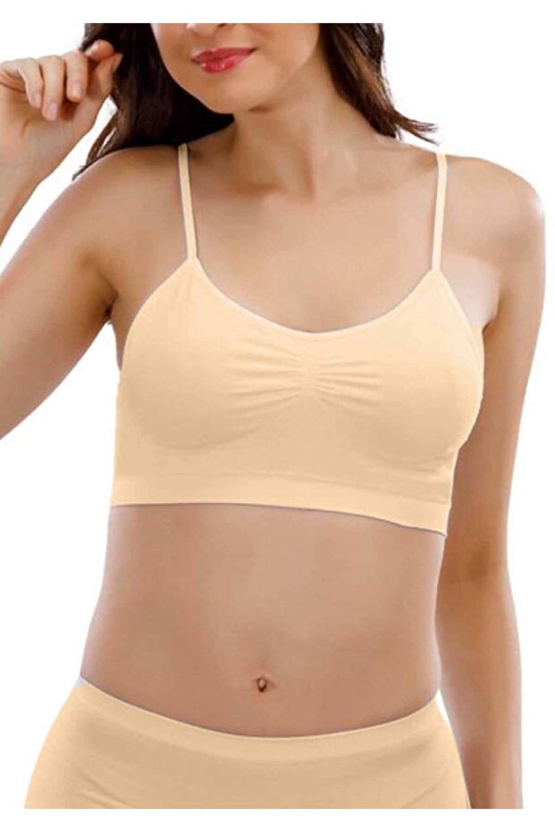 1 Padded Rope Strap Bra Bustier