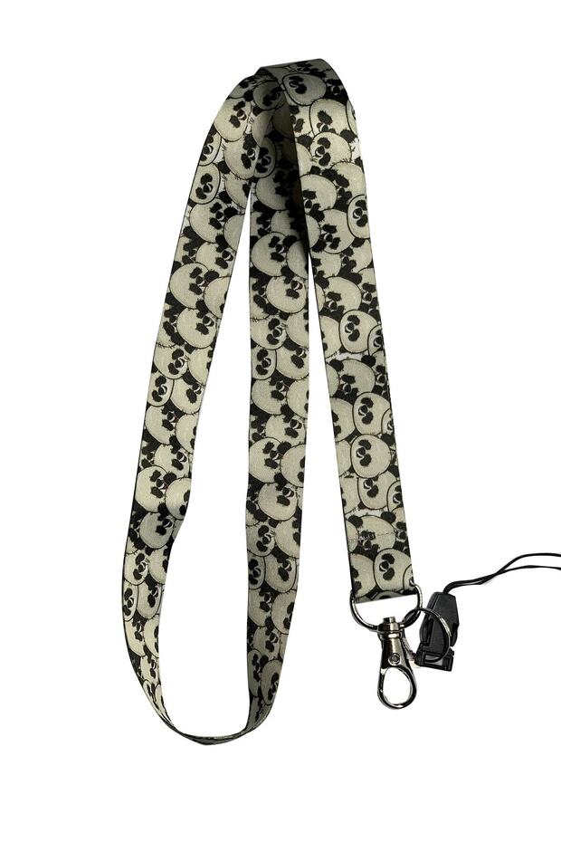 Panda Patterned Neck Strap Rope Collar Card Holder