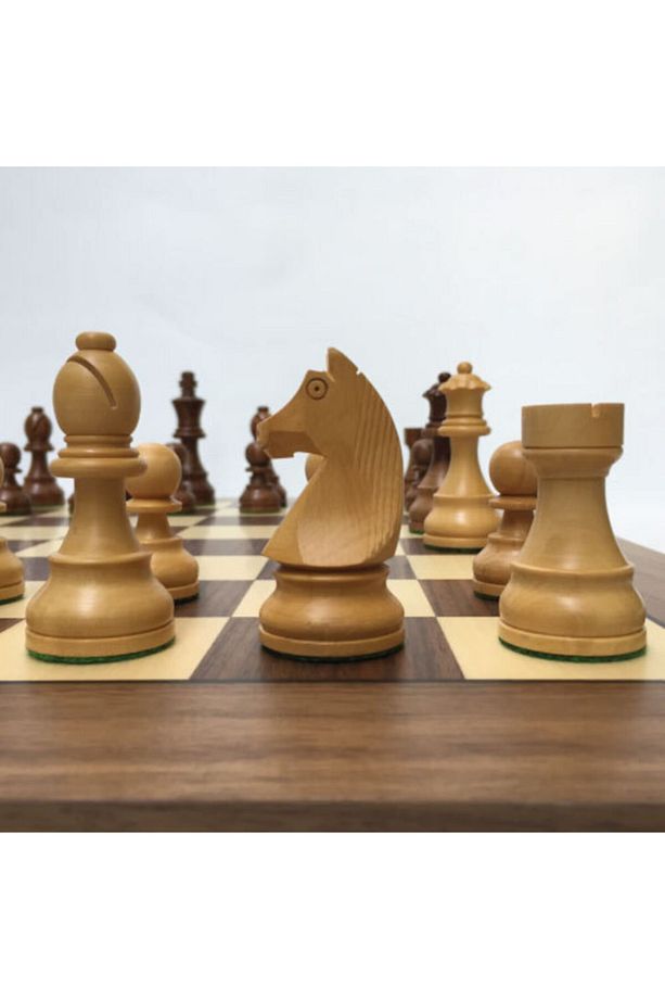 Dgt Timeless + Walnut Satranç Takımı - 5