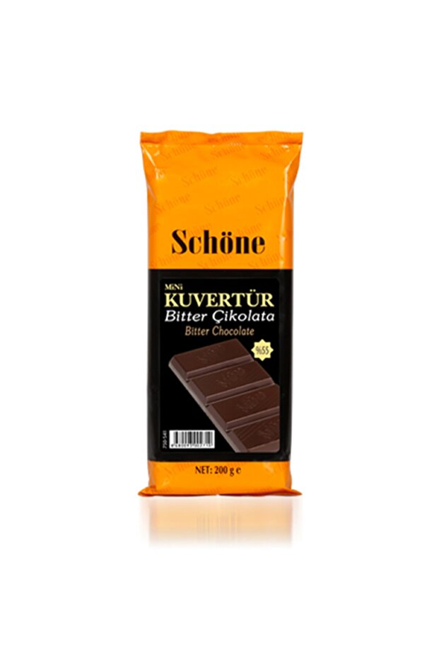 Mini Bitter Kuvertür Çikolata (200 Gr) - 1