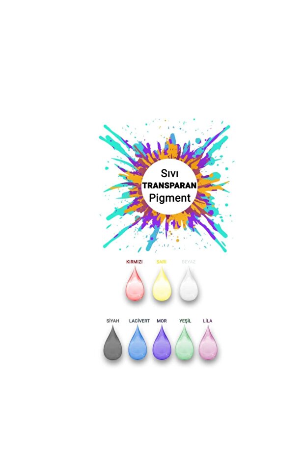 Epoksi Renklendirici Sıvı Transparan Pigment Seti 8x20 Cc - 2
