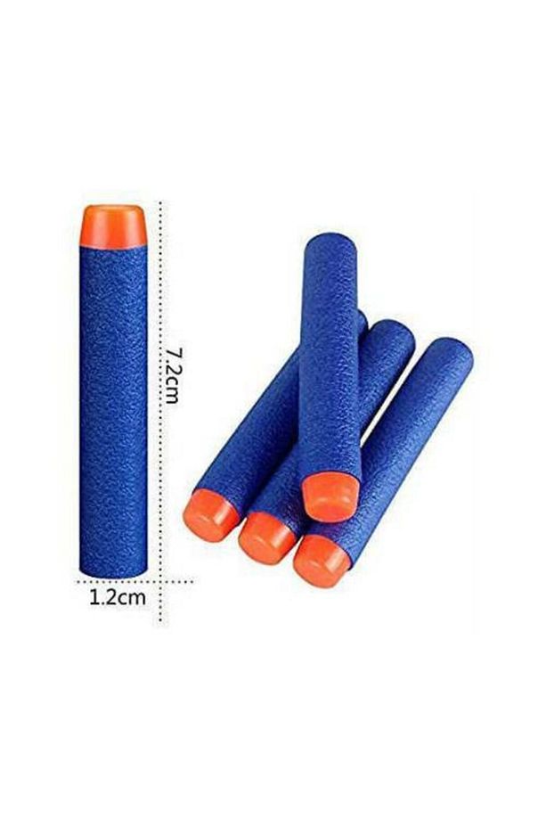 Nerf Yedek Mermi 100 Adet Tüm Nerflerle Uyumlu Yedek Dart Mermi Nerf Sünger Mermi 100 Adet A+ Kalite - 4