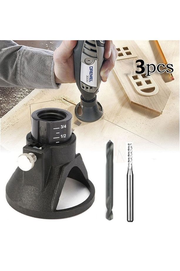 Dremel Ve Benzeri Mini Taşlama Için Dik Delme Ve Karbür Uç Fayans Kesme Derz Temizleme Cnc Karbit - 2