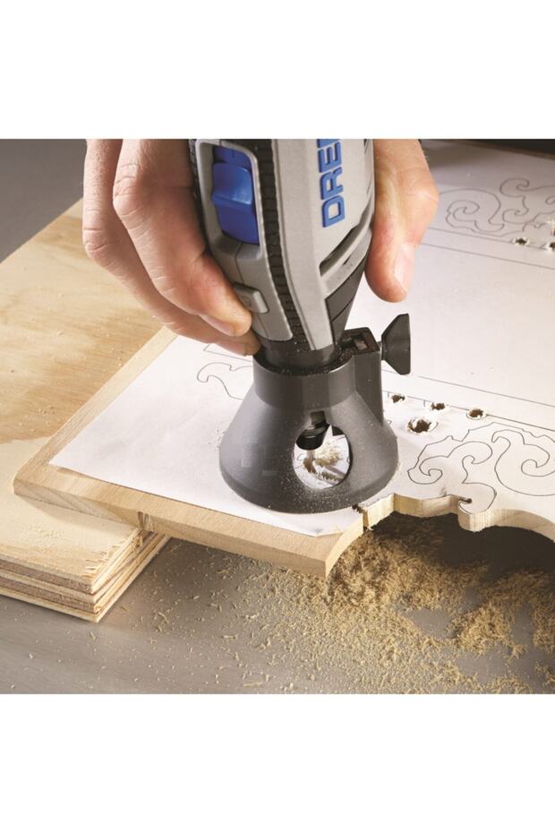 Dremel Ve Benzeri Mini Taşlama Için Dik Delme Ve Karbür Uç Fayans Kesme Derz Temizleme Cnc Karbit - 6