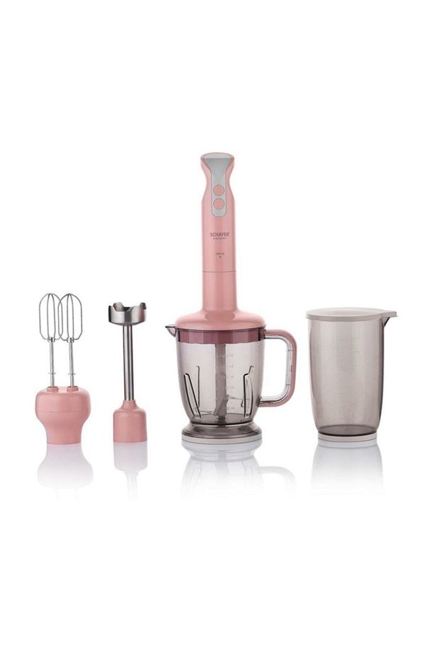 Meister Mega 11parça 1500ml 1000wçubuk Blender Seti Pembe - 1