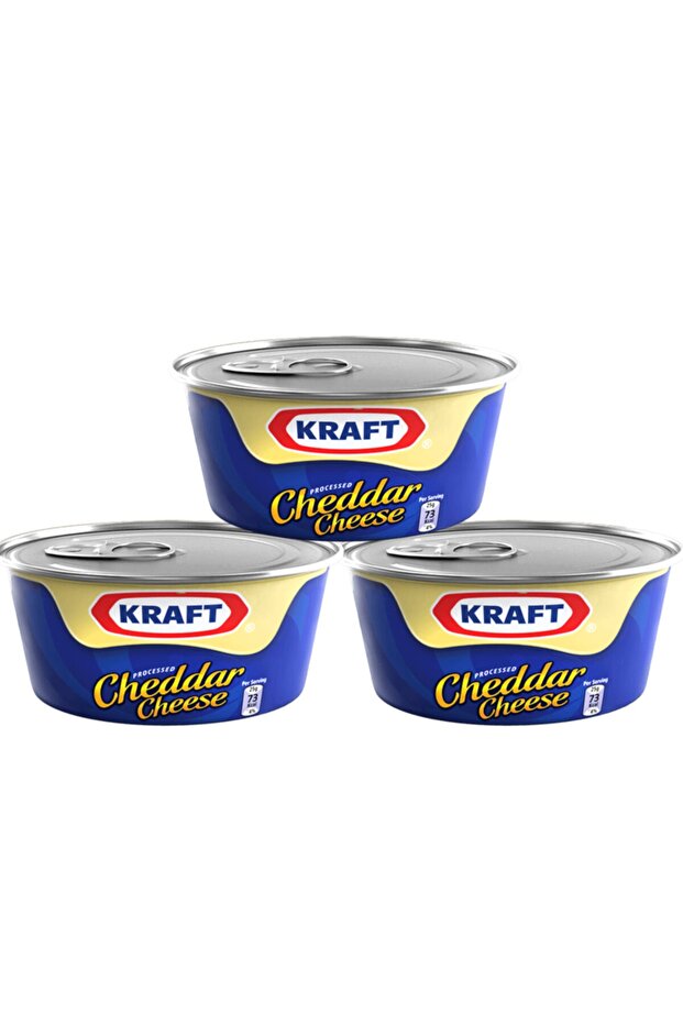 Processed Cheddar Cheese 100g × 3 Pieces - 1