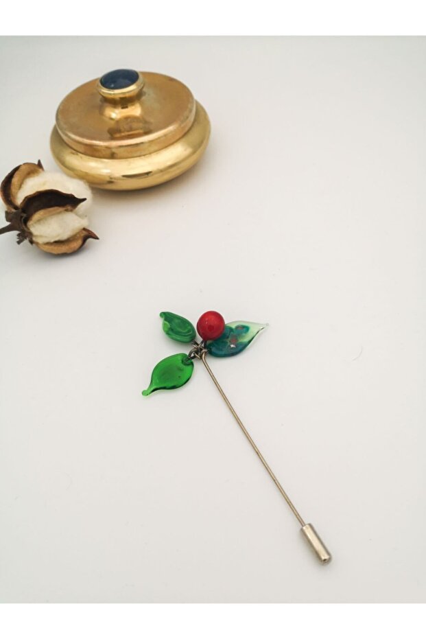 Kokina Yılbaşı Çiçeği Broş - 2