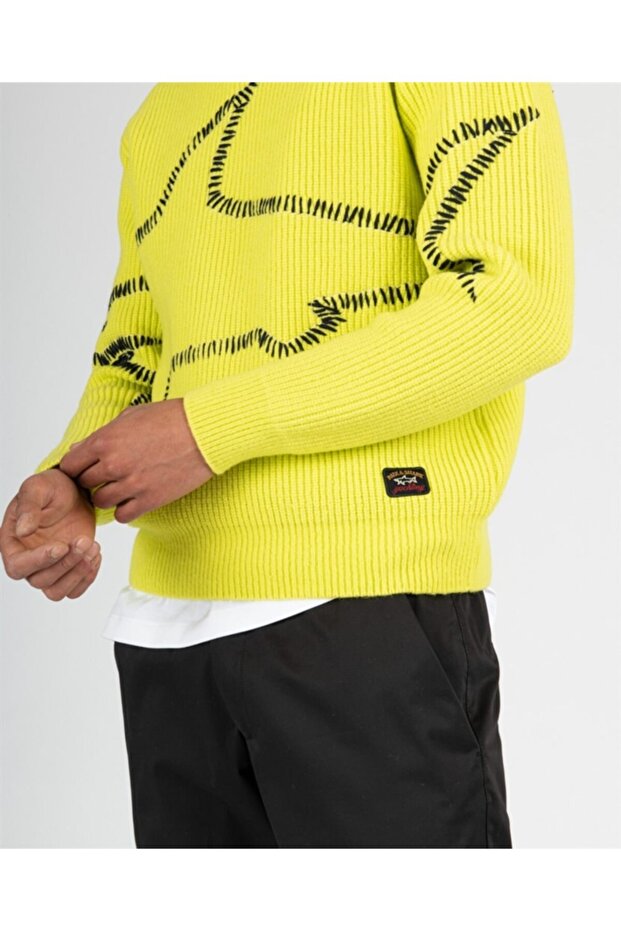 Men's Knıtted Roundneck C.w. Wool - 3